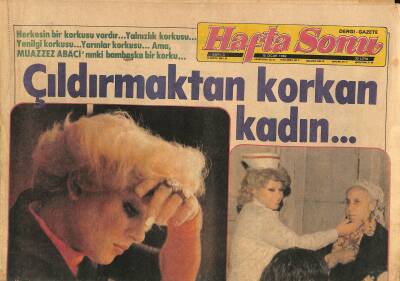 Haftasonu Gazetesi 15 Ocak 1982 - Muazzez Abacı İçin Sahnelerin 1 Numaralı Sesi Derler... GZ115069 - 1