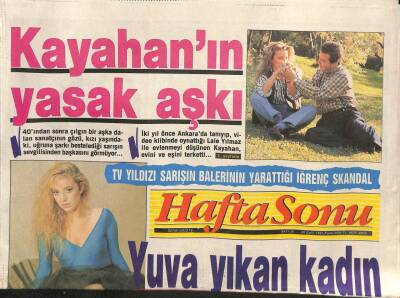 Haftasonu Gazetesi 20 Eylül 1991 - Emrahın Karısı Hapçı GZ80119 - 1