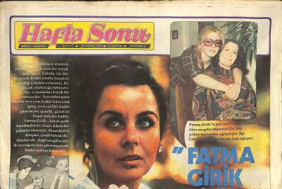 Haftasonu Gazetesi 25 Nisan 1975 - Fatma Girikin Eşi Memduh Ün , Beş Yıldan Beri Evine Uğramıyor GZ109980 - 1