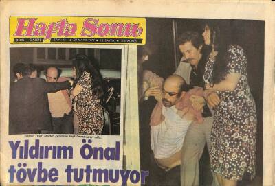 Haftasonu Gazetesi 27 Mayıs 1977 - Cem Karaca , Yurt Dışına Kaçtı !.. - Yıldırım Önal Tövbe Tutmuyor GZ115001 - 1