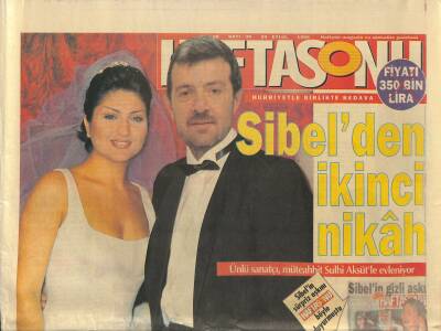 Haftasonu Gazetesi 29 Eylül 1999 - ANAKO Adlı Şarkıcı CİGULİyi Şarkısına Sahip Çıkmakla Suçluyor - Sibel Candan İkinci Nikâh GZ122635 - 1