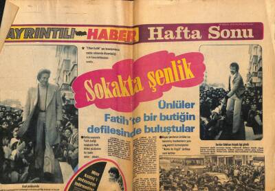 Haftasonu Gazetesi 29 Nisan 1979 - Mine Koldaşı Podyumdan İndirmediler GZ91500 - 1