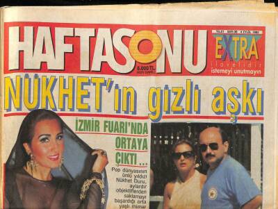 Haftasonu Gazetesi 4 Eylül 1992 - Bülent Ersoy İle İbrahim Tatlıses Küs GZ76423 - 1