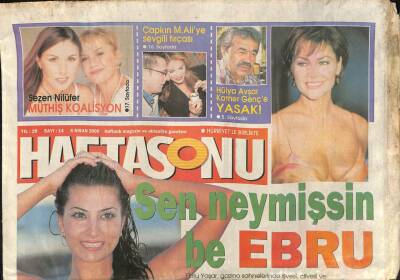 Haftasonu Gazetesi 5 Nisan 2000 - Sen Neymişsin Be Ebru GZ80225 - 1