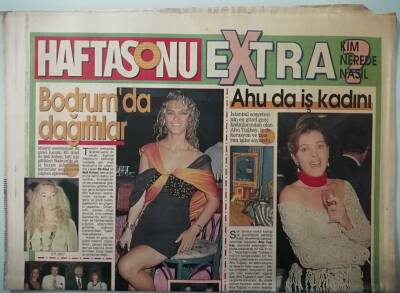 Haftasonu Gazetesi Extra Eki Ahu Da İş Kadını -GZ37337 - 1