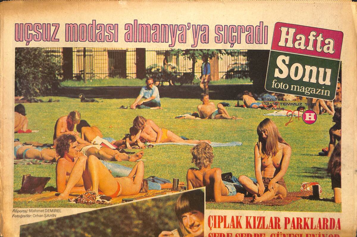 Haftasonu Gazetesi Foto Magazin Eki 13-19 Temmuz 1973 - Zeki Müren Galası - Beyza Başar Sürpriz Bir İzdivaç Eşiğinde GZ157613 - 1