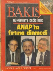 Haftaya Bakış 26 Ekim-1 Kasım 1986 - ANAPta Fırtına Dinmedi DRG374 - Gökçekoleksiyon
