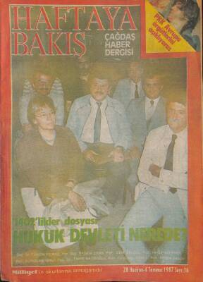 Haftaya Bakış Çağdaş Haber Dergisi 28 Haziran - 4 Temmuz 1987 Sayı 36 - Pınarcık Katliamı 30 Ölü NDR77586 - 1