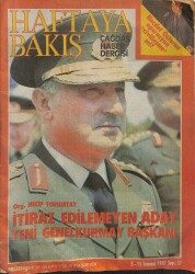 Haftaya Bakış Çağdaş Haber Dergisi 5 - 11 Temmuz 1987 Sayı 37 - Muhammet Ali Kurabiyeleriyle, Kapak Org. Necip Torumtay NDR82446 - Gökçekoleksiyon