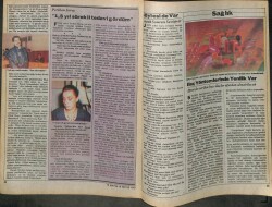 HAFTAYA BAKIŞ, Çağdaş Haber Dergisi Sayı30 10-16 MAYIS 1987 İBRAHİM TATLISES MAHKEMEDE PERİHAN SAVAŞI BEN DÖVMEDİM, DRG225 - 2
