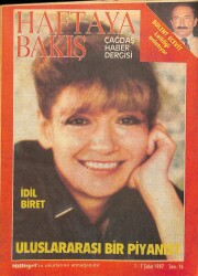 Haftaya Bakış Dergisi 1-7 Şubat 1987 - İDİL BİRET DRG379 - Gökçekoleksiyon