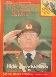 Haftaya Bakış Dergisi 14-20 Aralık 1986 - Org. Necdet Üruğ Hiçbir Görev İstemiyor DRG383 - Gökçekoleksiyon