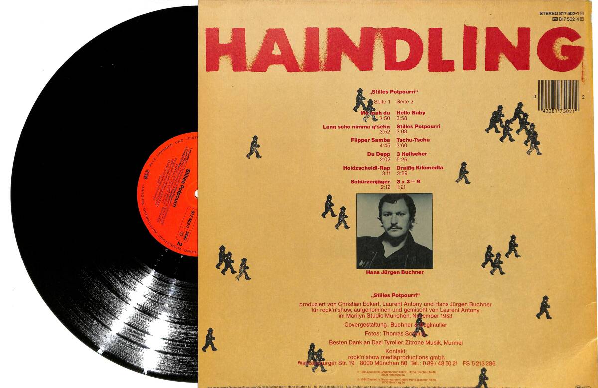 Haindling - Stilles Potpourri (Almanya Baskı) LP PLAK (10/8.5) PLK25945 - 2