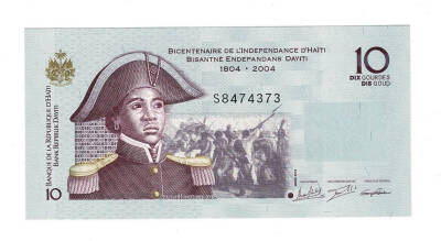 Haiti 10 Gourdes 2004 ÇİL YKP7664 - 1