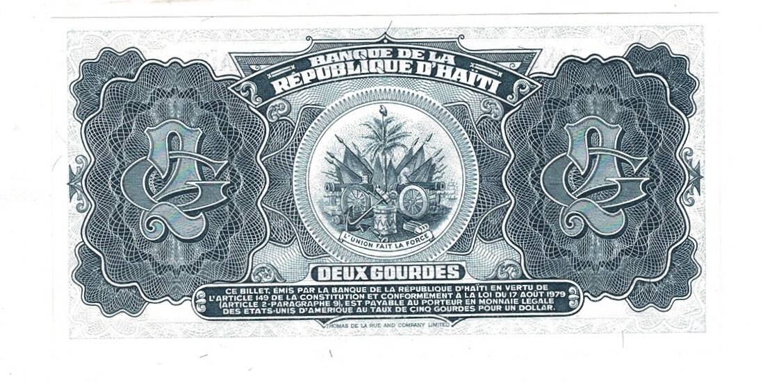 Haiti 2 Gourdes 1986-1988 - ÇİL YKP9011 - 2