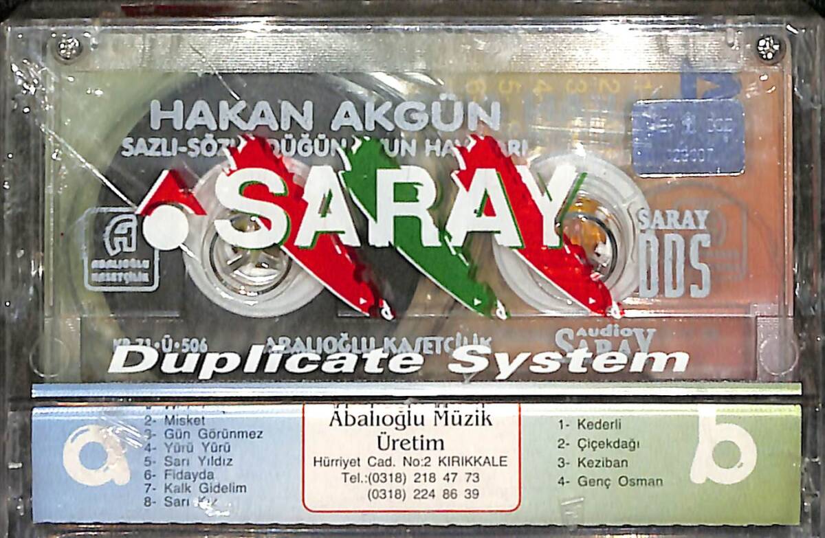 Hakan Akgün - Sazlı Sözlü Düğün Oyun Havaları Kaset (Sıfır Kaset) KST29027 - 2