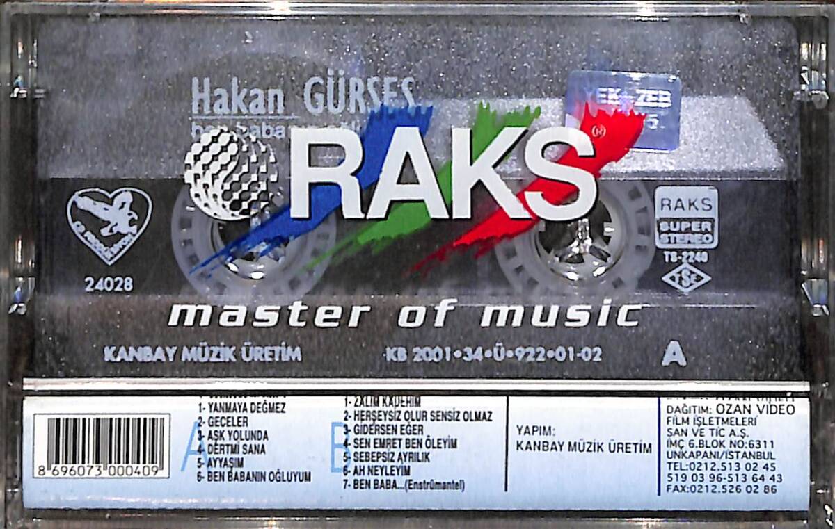 Hakan Gürses - Ben Babanın Oğluyum Kaset (Sıfır) KST28681 - 2