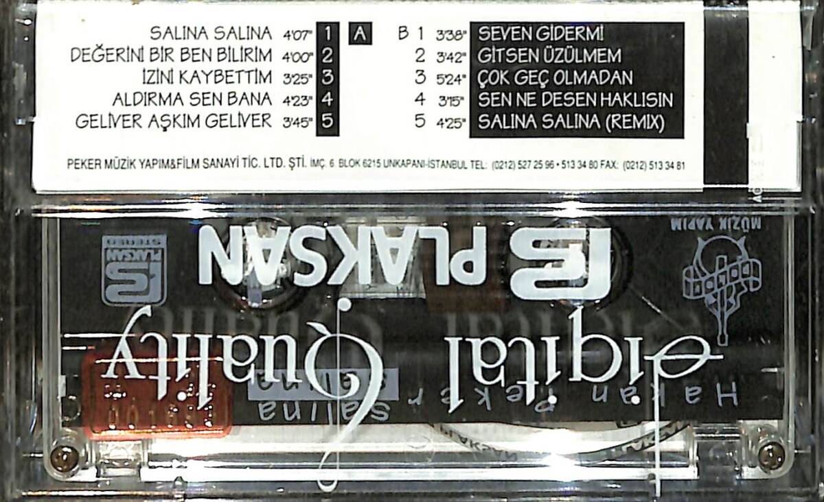 Hakan Peker - Salına Salına Kaset (Sıfır) KST26976 - 2