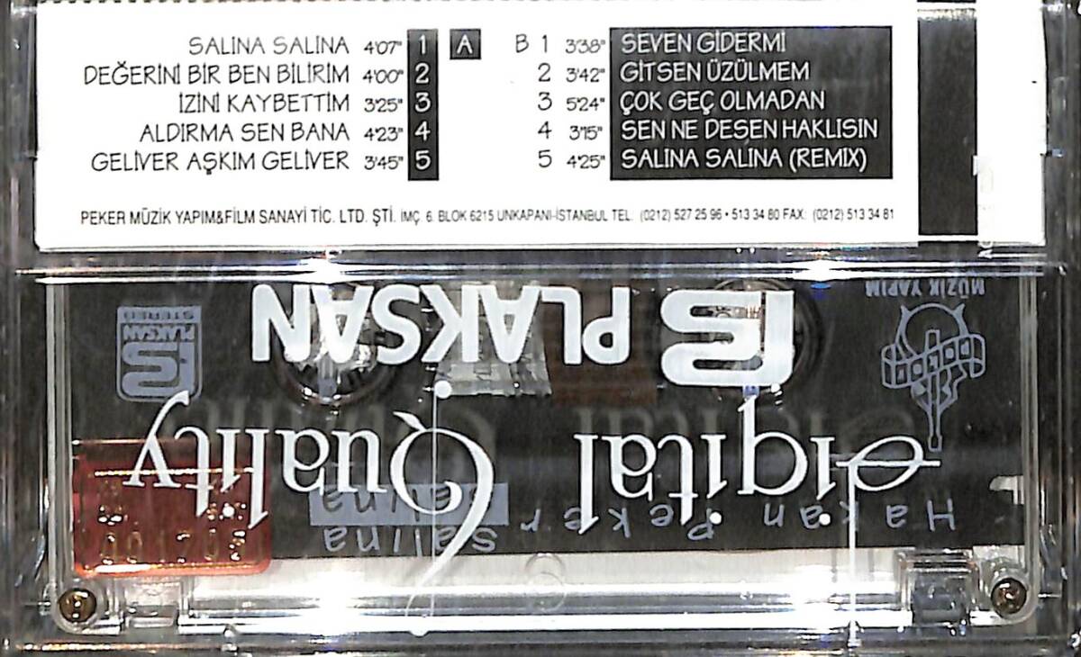 Hakan Peker - Salına Salına Kaset (Sıfır) KST28023 - 2