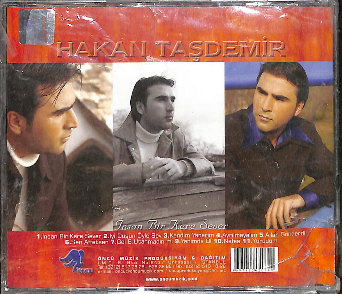 Hakan Taşdemir - İnsan Bir Kere Sever CD (Sıfır) CD3947 - 2