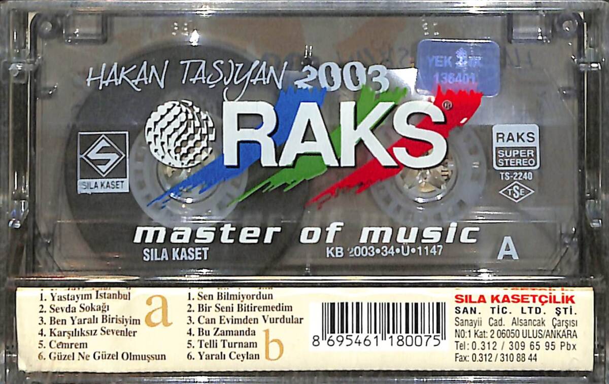 Hakan Taşıyan - 2003 Kaset (Sıfır) KST28403 - 2