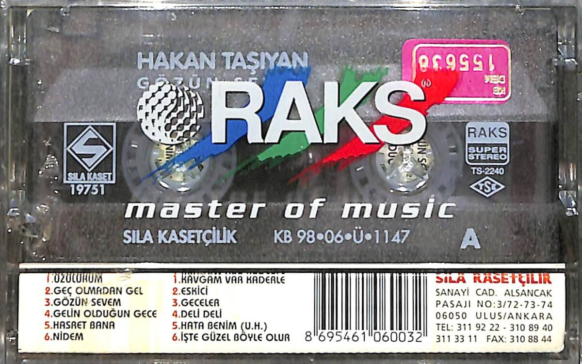 Hakan Taşıyan - Gözün Sevem Kaset (Sıfır) KST28034 - 2