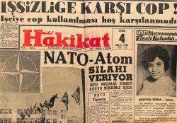 Hakikat Gazetesi 4 Mayıs 1962 - Nato Atom Silahı Veriyor GZ103812 - 1
