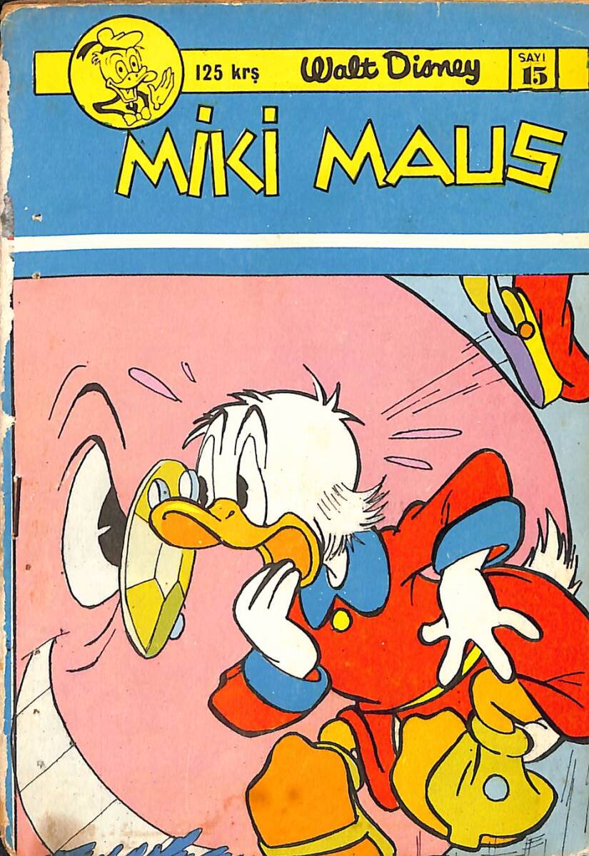 Hakkı Bigeç- Miki Maus sayı 15 - 125 Kuruş Çizgi Roman Sayı:15 (Renkli) NDR98577 - 1
