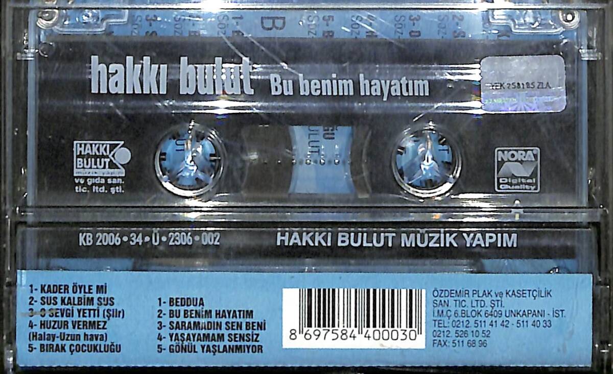 Hakkı Bulut - Bu Benim Hayatım 53 Kaset (İkinci El) KST28160 - 2