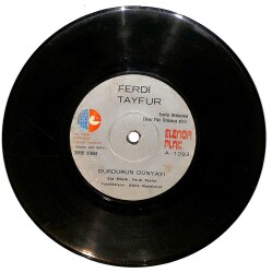 Ferdi Tayfur - Durdurun Dünyayı / Boynu Büküğüm Plak (10/6.5) PLK25232 - Gökçekoleksiyon