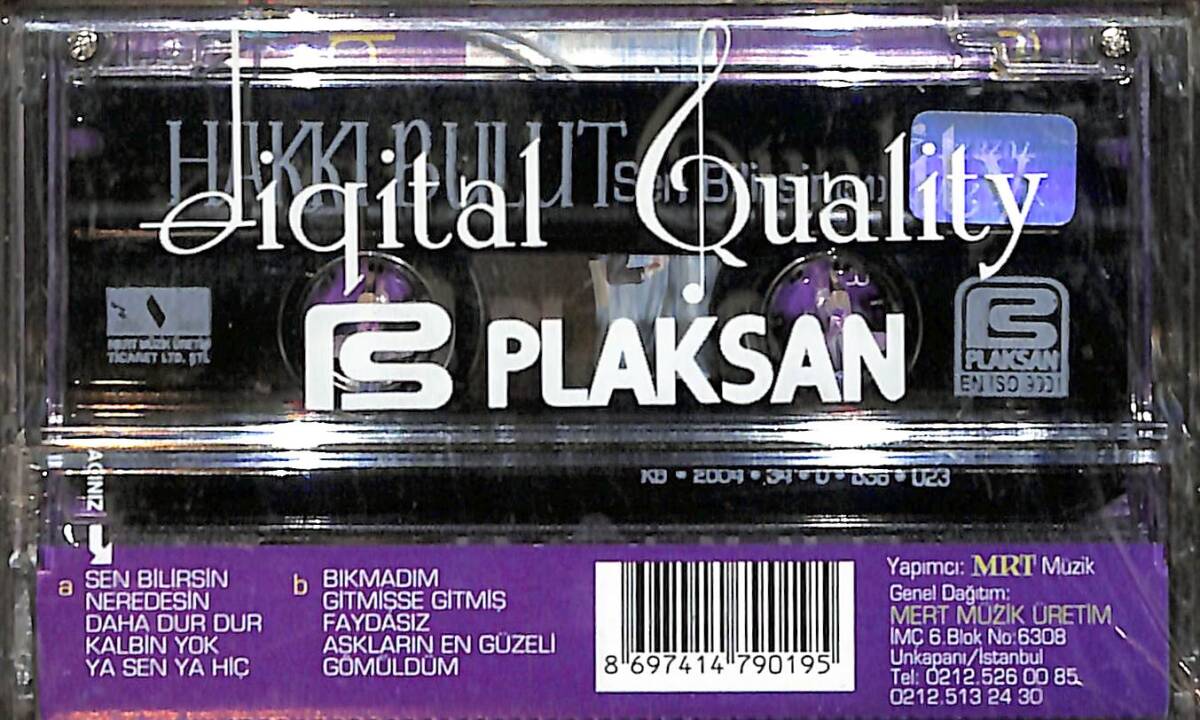 Hakkı Bulut - Sen Bilirsin Kaset (Sıfır) KST28003 - 2