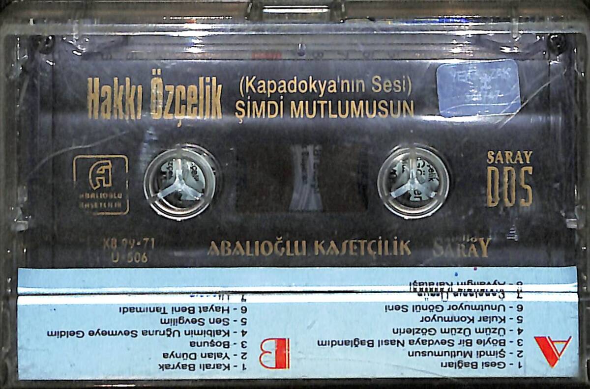 Hakkı Özçelik - Şimdi Mutlumusun (Kapadokya'nın Sesi) Kaset (İkinci El) KST29238 - 2