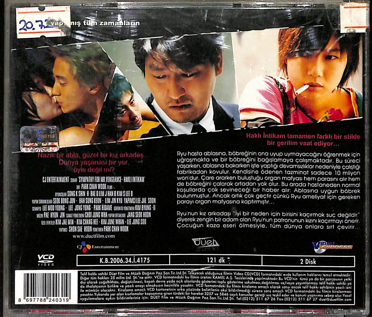 Haklı İntikam - Sympathy For Mr Vengeance VCD Film VCD27099 - 2