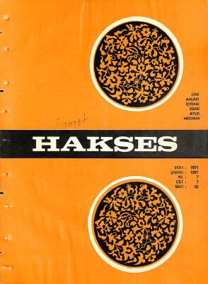 Hakses Dergisi Ekim 1971 Sayı 82 NDR77618 - 1