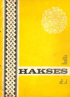 Hakses Dergisi Eylül 1970 Sayı 69 NDR77621 - 1