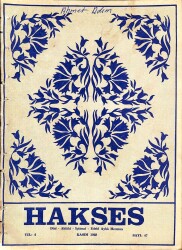 Hakses Dergisi Kasım 1968 Sayı 47 NDR77610 - Gökçekoleksiyon