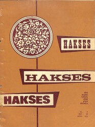 Hakses Dergisi Kasım 1969 Sayı 59 NDR77723 - Gökçekoleksiyon