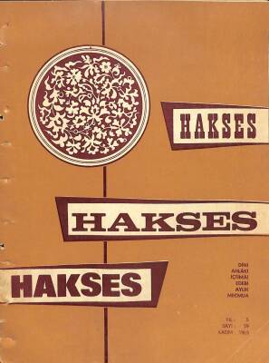 Hakses Dergisi Kasım 1969 Sayı 59 NDR77723 - 1
