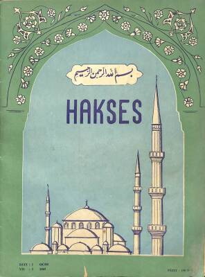 Hakses Dergisi Sayı 1 Yıl 1 Ocak 1965 NDR75939 - 1