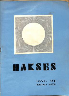 Hakses Dergisi Sayı 94 - Ekim 1972 NDR75951 - 1