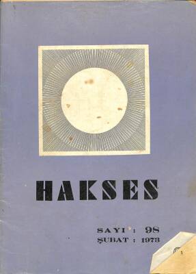 Hakses Dergisi Sayı 98 - Şubat 1973 NDR75971 - 1