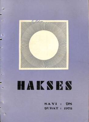 Hakses Dergisi Şubat 1973 Sayı 98 NDR77612 - 1