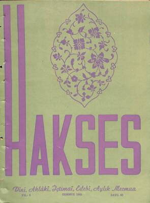 Hakses Dergisi Temmuz 1969 Sayı 55 NDR77721 - 1