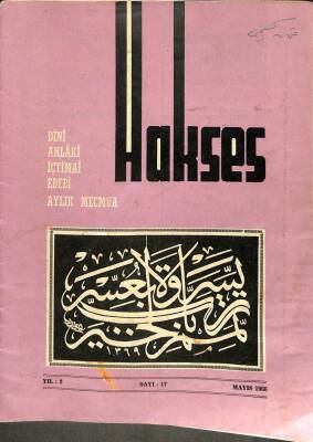 Hakses Dergisi Yıl 2 Sayı 17 - Mayıs 1966 NDR75949 - 1