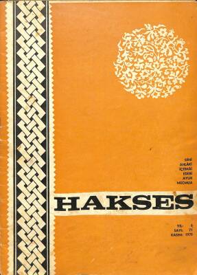 Hakses Dergisi Yıl 4 Sayı 71 - Kasım 1970 NDR75937 - 1