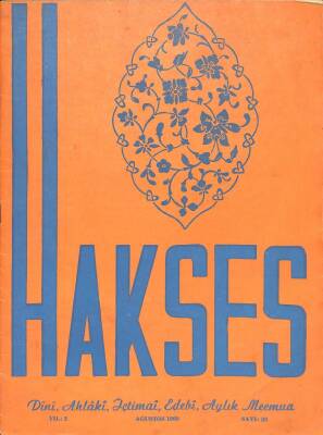 Hakses Dergisi Yıl 5 Sayı 56 - Ağustos 1969 NDR75964 - 1