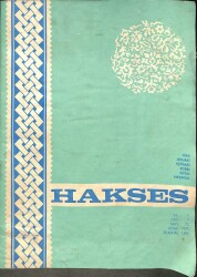 Hakses Dergisi Yıl 7 Cilt 7 Sayı 73 - Ocak 1971 NDR75972 - Gökçekoleksiyon