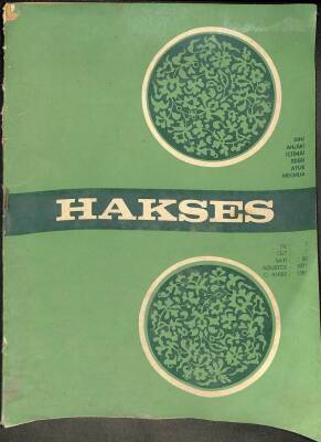 Hakses Dergisi Yıl 7 Cilt 7 Sayı 80 - Ağustos 1971 NDR75960 - 1