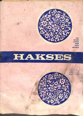 Hakses Dergisi Yıl 7 Cilt 7 Sayı 81 - Eylül 1971 NDR75935 - 1