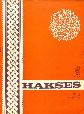 Hakses, Dini Ahlaki İçtimai Edebi Aylık Mecmua Sayı 66 Haziran 1970 NDR82505 - 1